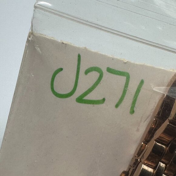 3/$30 Ellen Tracy Watch Women Rose Gold Crystal Bezel Round Dial 36MM - Picture 9 of 10